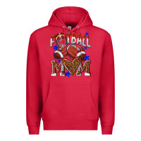 Cardinal American Football Mom Premium Hoodie - NancyCooperArtShop