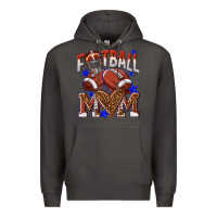 Smoke American Football Mom Premium Hoodie - NancyCooperArtShop