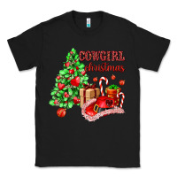 Black Cowgirl Christmas Classic Tee - AdoDesignShop