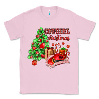 Bubblegum Pink Cowgirl Christmas Classic Tee - AdoDesignShop