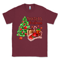 Burgundy Cowgirl Christmas Classic Tee - AdoDesignShop