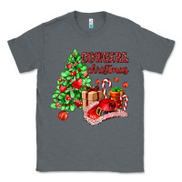 Charcoal Heather Cowgirl Christmas Classic Tee - AdoDesignShop