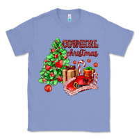 Colony Blue Cowgirl Christmas Classic Tee - AdoDesignShop