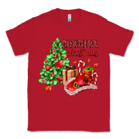 Red Cowgirl Christmas Classic Tee - AdoDesignShop