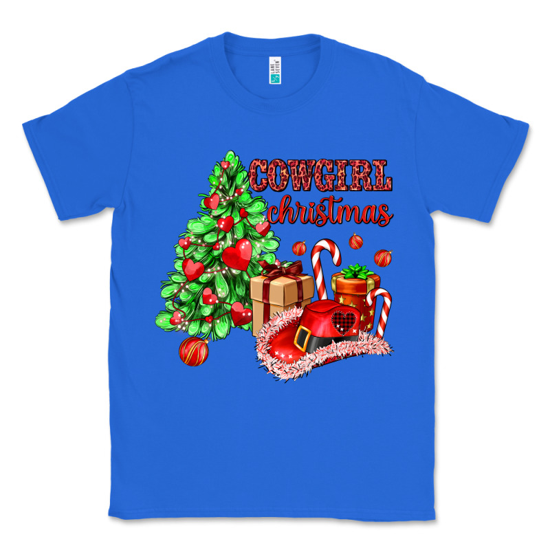 Cowgirl Christmas Classic Tee by AdoDesignShop | Teevron