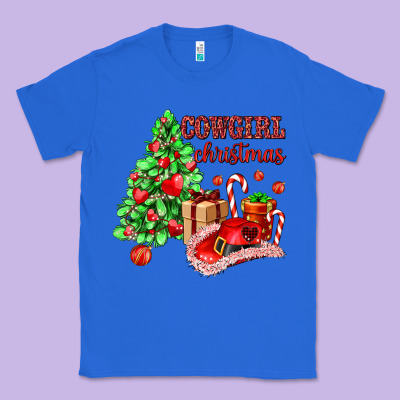 Cowgirl Christmas Classic Tee Designed By Adodesignshop