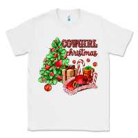 White Cowgirl Christmas Classic Tee - AdoDesignShop