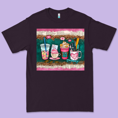Teacher Coffee Cups Premium Tee Designed By Adodesignshop