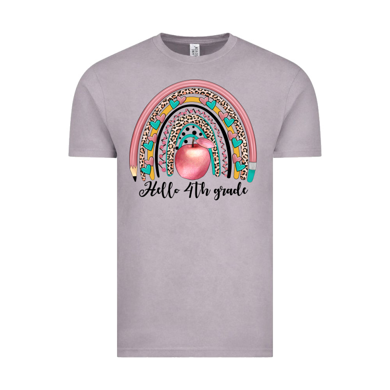 Hello 4th Grade Vintage Tee by JahusDesignShop | Teevron