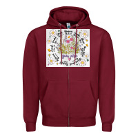 Burgundy god says you are inflated Zipper Hoodie - MaliasSmallBusiness