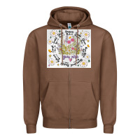 Chestnut god says you are inflated Zipper Hoodie - MaliasSmallBusiness