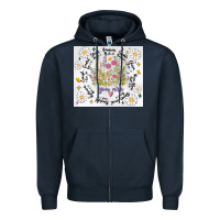 Navy god says you are inflated Zipper Hoodie - MaliasSmallBusiness