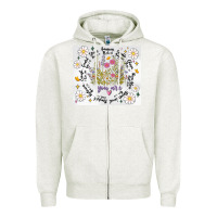 Oatmeal Heather god says you are inflated Zipper Hoodie - MaliasSmallBusiness