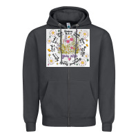 Smoke god says you are inflated Zipper Hoodie - MaliasSmallBusiness