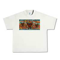 Pistachio saddle horseshoe  sunflower leopard license plate Urban Heavy Tee - Artiststas