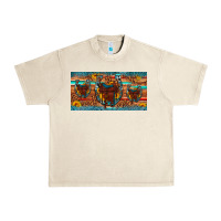 Sandshell saddle horseshoe  sunflower leopard license plate Urban Heavy Tee - Artiststas