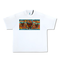 White saddle horseshoe  sunflower leopard license plate Urban Heavy Tee - Artiststas