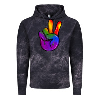 Cloud Black pride peace hand Vintage Hoodie - JahusDesignShop