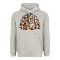 Moon Dust english bulldog rainbow Heavyweight Hoodie - BarkalooDesign