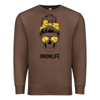 Chestnut Yellow Flower Mom Skull Premium Sweatshirt - Bettercallsaul