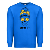 True Royal Yellow Flower Mom Skull Premium Sweatshirt - Bettercallsaul