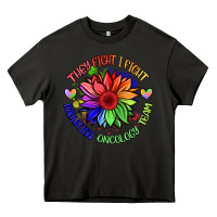 Asphalt oncology team sunflower Heavy Core Tee - BarkalooDesign