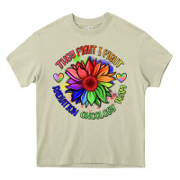 Mossy oncology team sunflower Heavy Core Tee - BarkalooDesign