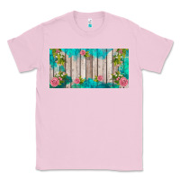 Bubblegum Pink western floral  license plate template Classic Tee - BarkalooDesign