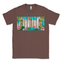 Chestnut western floral  license plate template Classic Tee - BarkalooDesign