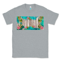 Western Floral  License Plate Template Classic Tee | Teevron