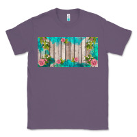 Lavender western floral  license plate template Classic Tee - BarkalooDesign
