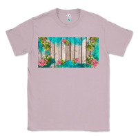Lilac western floral  license plate template Classic Tee - BarkalooDesign