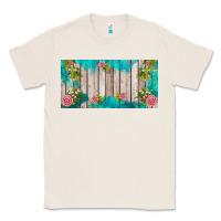 Natural western floral  license plate template Classic Tee - BarkalooDesign