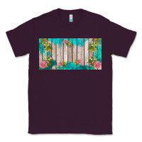 Plum western floral  license plate template Classic Tee - BarkalooDesign