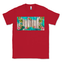 Red western floral  license plate template Classic Tee - BarkalooDesign