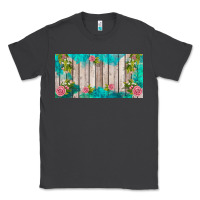Smoke western floral  license plate template Classic Tee - BarkalooDesign