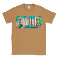 Toasted Coconut western floral  license plate template Classic Tee - BarkalooDesign