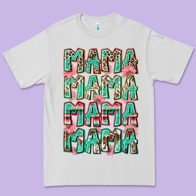 Mama Mama Mama Mama Premium Tee Designed By Zillion Design Studio