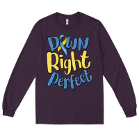 Plum down right perfect Long Sleeve Tee - MaliasSmallBusiness