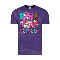 Cloud Purple pink october Vintage Tee - AdoDesignShop