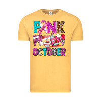 Vintage Mustard pink october Vintage Tee - AdoDesignShop