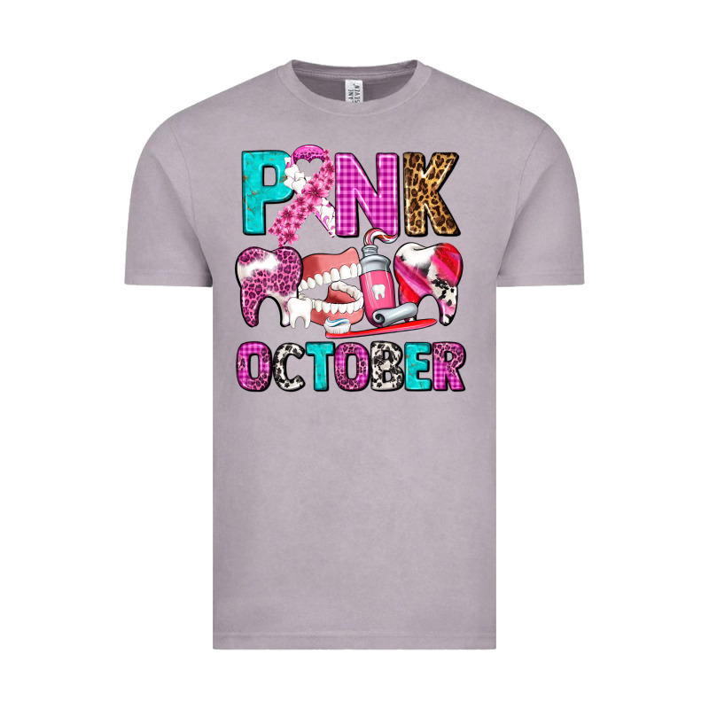 Pink October Vintage Tee by AdoDesignShop | Teevron