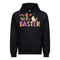 Black My 1st Easter Day Urban Hoodie - HowdyJamesFarm