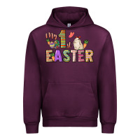 Mauve Wine My 1st Easter Day Urban Hoodie - HowdyJamesFarm