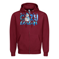 Burgundy cozy season Zipper Hoodie - MaliasSmallBusiness