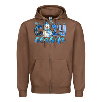 Chestnut cozy season Zipper Hoodie - MaliasSmallBusiness