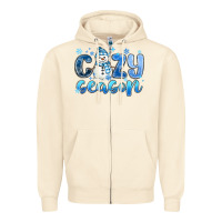 Sandshell cozy season Zipper Hoodie - MaliasSmallBusiness