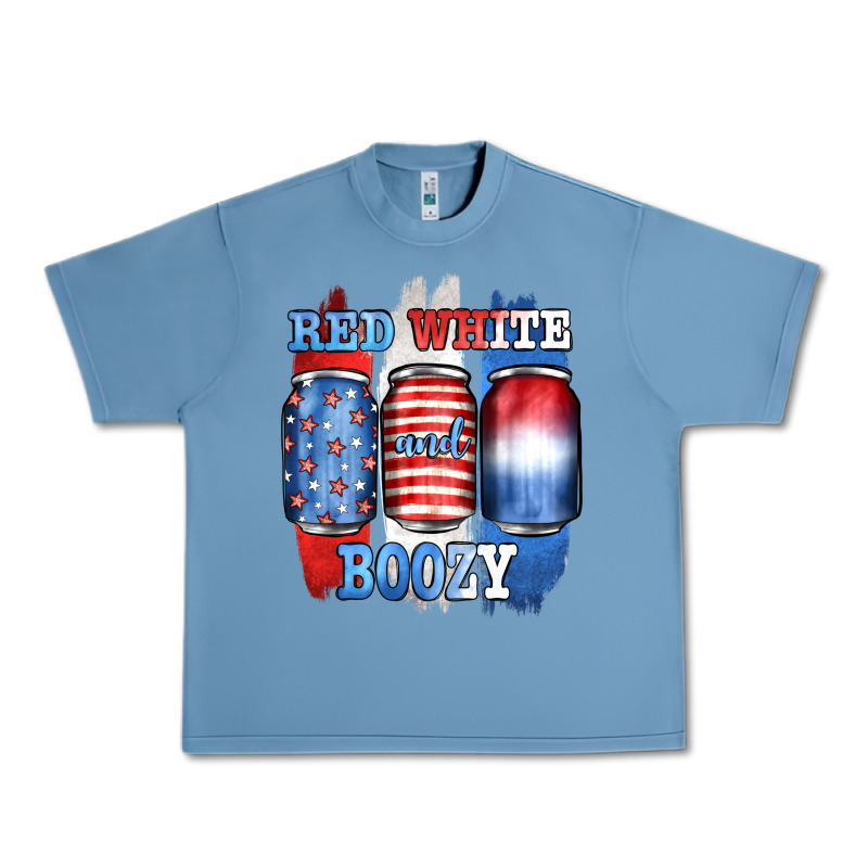 Red White And Boozy Urban Heavy Tee by JahusDesignShop | Teevron