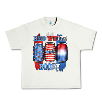 Pistachio red white and boozy Urban Heavy Tee - JahusDesignShop