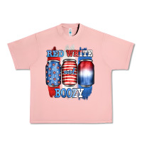 Salmon red white and boozy Urban Heavy Tee - JahusDesignShop